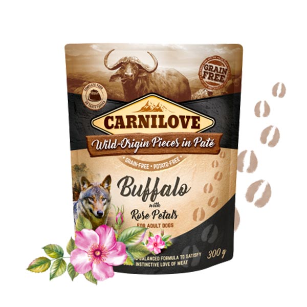Carnilove Buffalo & Rose Petals Paté